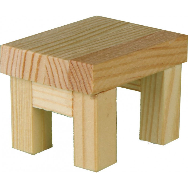 Set de construit Obiecte de mobilier, 128 piese din lemn, Walachia